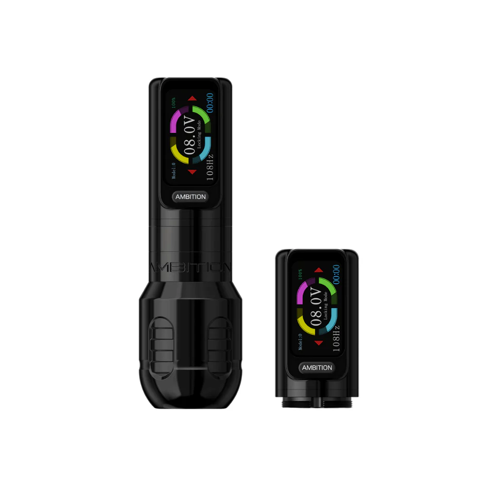 Ambition Zetton Wireless Tattoo Machine - 2x Batteries - Image 5