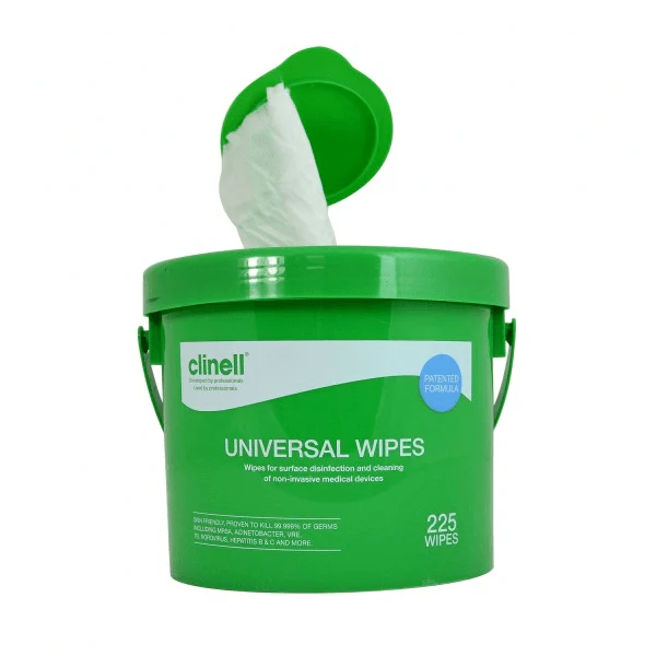 Clinell - Universal Sanitising Wipes Bucket (225)