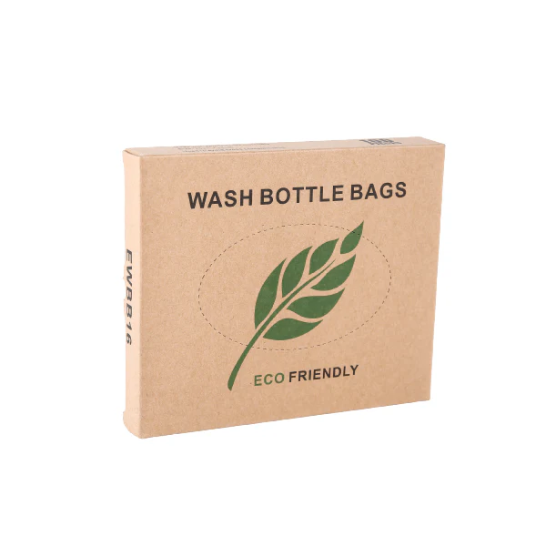 Elite Black Eco-Friendly Wash Bottle Bags 25cm x 15cm (100pcs/box) - Image 3
