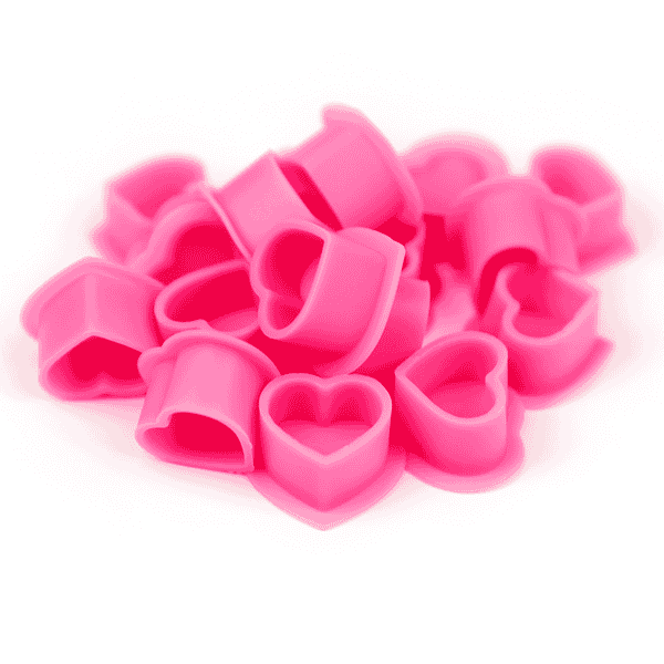 Magnum Silicone Heart Ink Cups (200) - Image 3