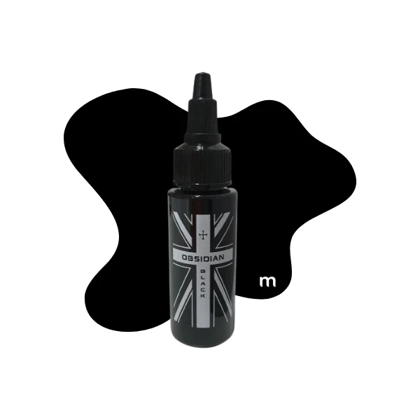 Obsidian Black Tattoo Ink 1oz
