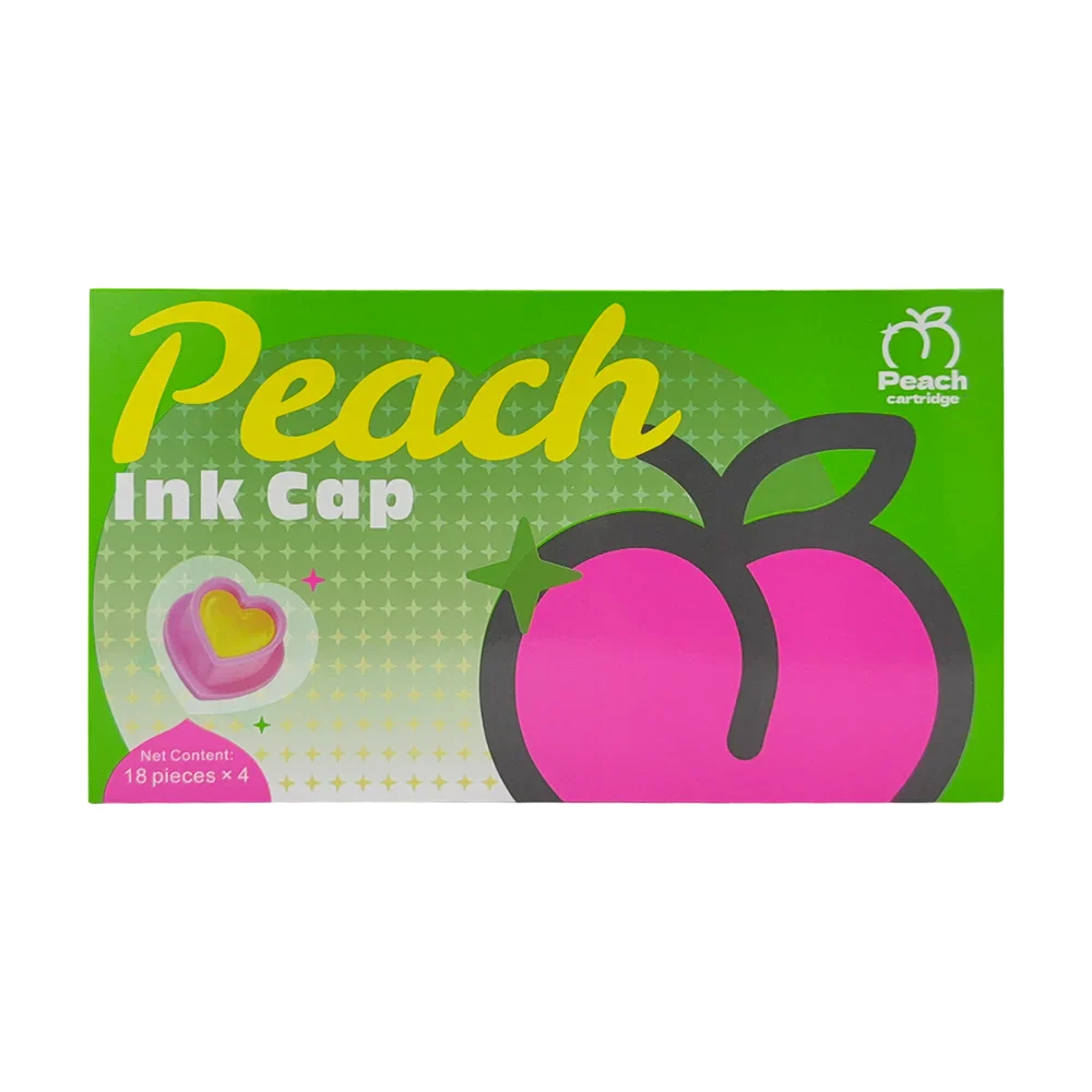 Peach Sterile Silicone Ink Caps (Box of 72) - Image 27