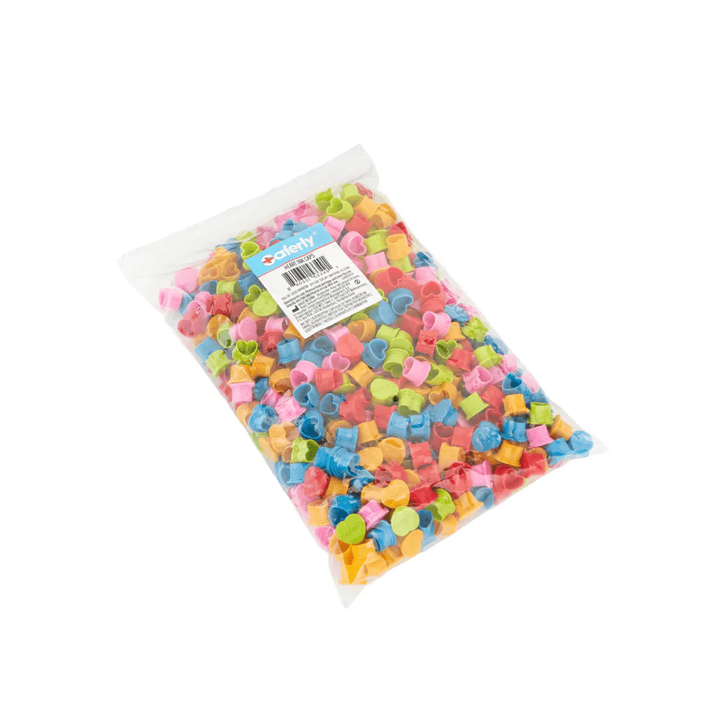 Saferly Silicone Heart Ink Caps - Medium #11 (Bag of 500) - Image 10