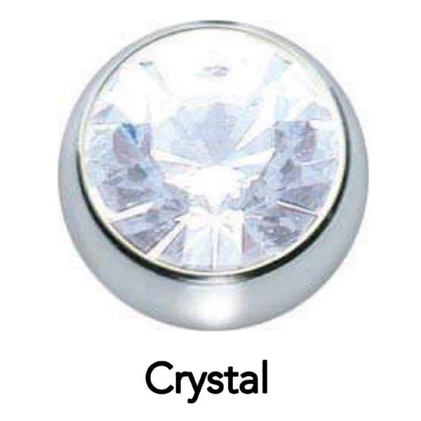 Stainless Steel Double Jewelled Naval Belly Bar - Image 36