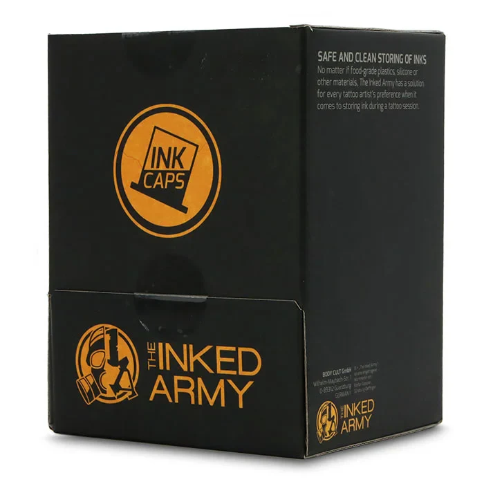The Inked Army Orange Sterile Silicone Ink Cups 12mm - Image 2