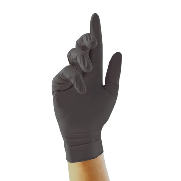 Unigloves Biotouch - Biodegradable Black Nitrile Gloves (100) - Image 2