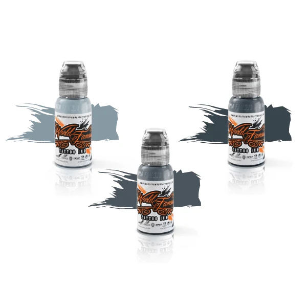 World Famous Ink - A.D. Pancho Pastel Grey Inks (1oz) - Image 7